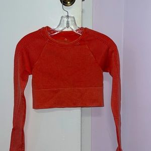 Aerie, coral long sleeve tee! Never Worn!